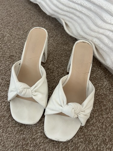 Women white tie knot wide - women,