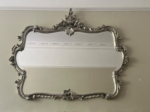 Large ornate antique silver - ornate,