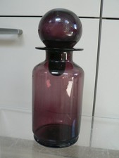 Vintage Purple  Bottle Genie Glass Decanter MCM