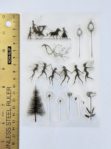 Clear rubber stamp - , girl