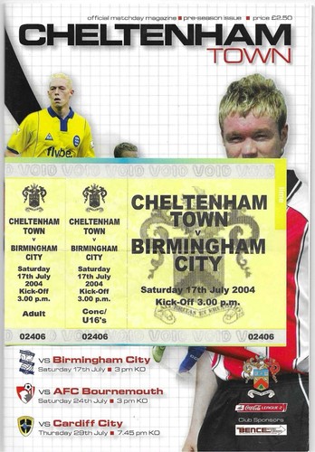 2004 cheltenham town - cheltenham,