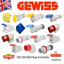 Gewiss 16A 32A 63A Plug Socket