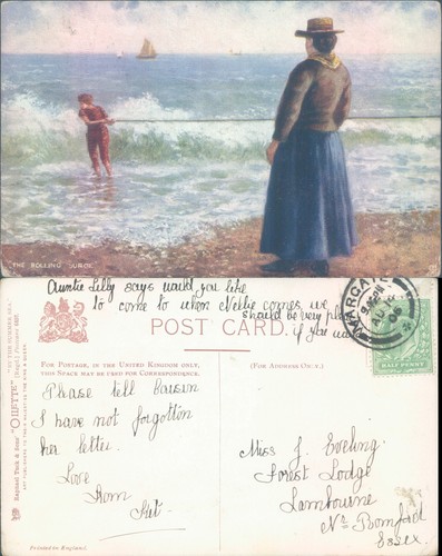 Woman and child the seaside - and,