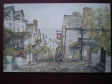 POSTCARD DEVON CLOVELLY DAVID