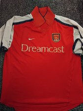 VINTAGE NIKE ARSENAL 2001 HOME
