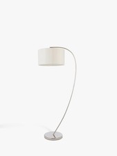 Bay Lighting Aribella Arched Foot Switch Floor Lamp H152cm - Nickel (Scuffed] B+