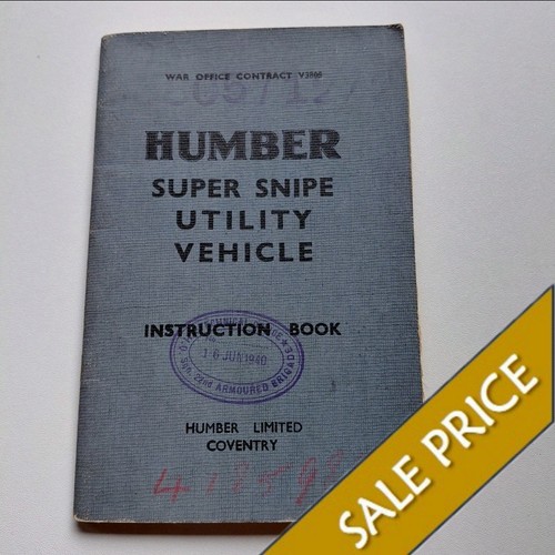 Wwii 1940 humber - super, snipe