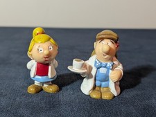 2 Vintage Tetley Tea Folk