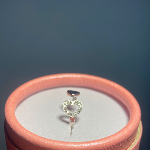 Silver 925 crystal - , ring