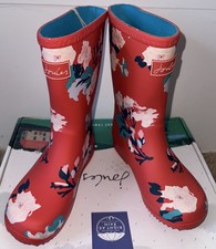 Joules Girls Roll Up Wellies -