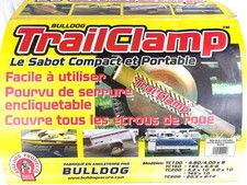 Bulldog Security TC200 Trailclamp Trailer Caravan Wheel Clamp for 10" Wheels