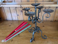 Tall Metal 5 Candle Stick