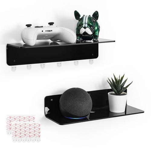 Black acrylic floating - black,