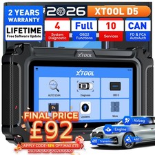2026 XTOOL D5 OBD2 Scanner