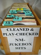 45 rpm vinyl record Jukebox