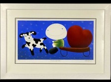 Mackenzie Thorpe Riding with Love Limited Edition Print COA - 105cm x 73cm