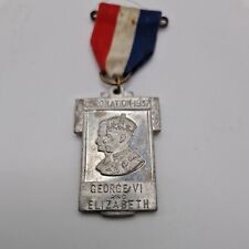 CORONATION ART DECO STYLE MEDAL 1937 - GEORGE VI & ELIZABETH.LH374