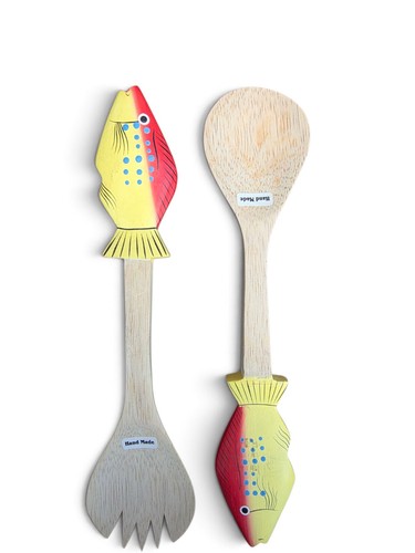 Serving set folk spoon - folk, &