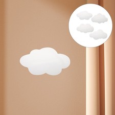 4Pcs Cloud Shaped Mirror Wall