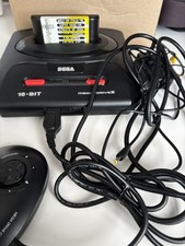 Sega Megadrive 2 console and