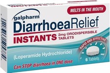 60 x Diarrhoea Instant Relief 2Mg TAB Loperamide Hydrochloride Rapid Effective