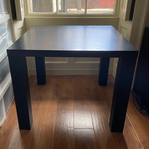 Wenge dark brown square table - square,