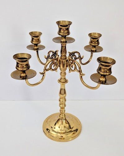 Vintage heavy solid brass - brass, 5