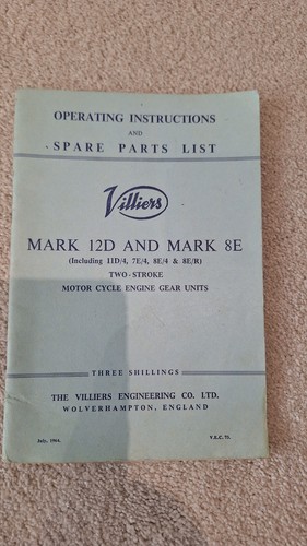 Villiers mark 12d 11d 8e - mark, 11d/4