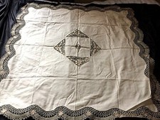 vintage unbleached linen &