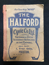 Vintage Bicycle - 1912 - Halfords Cycle Accessories - Catalogue/Brochure 