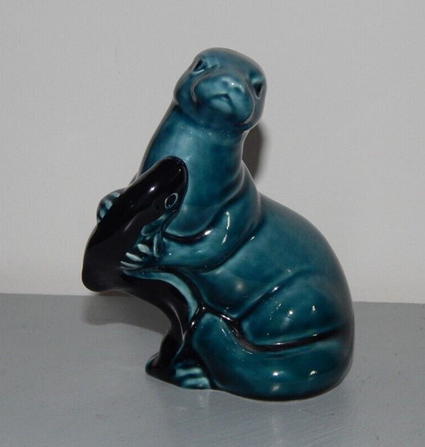 Poole pottery blue black - blue,