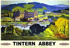 Art Ad Tintern Abbey British