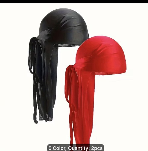 2pcs black and - 2pcs, durag