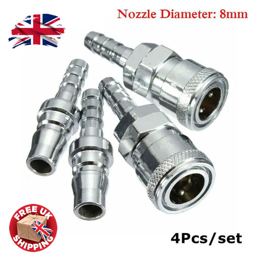 Quick release 8mm gas - 4x, hose