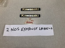 Kawasaki Gpz1100b2 Exhaust Labels Part No 56018-1419  Genuine Nos