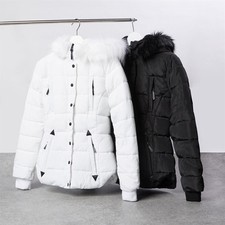 Women's Short Fur Trimmed