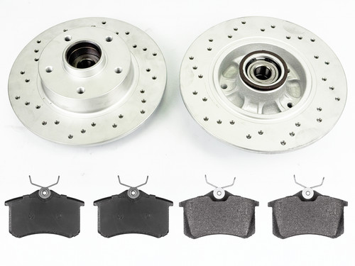 Rear axle drilled brake - drilled,