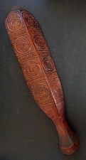 Antique Old Club War Maori Art