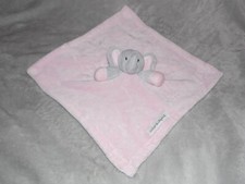 Blankets and Beyond elephant comforter soft toy pink blankie grey