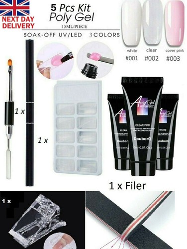 Poly gel nail kit - poly,