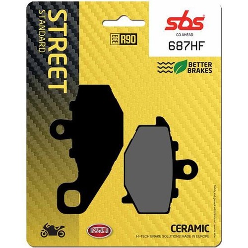Sbs atv brake pads p687hf - brake,