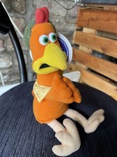 Chicken Run Ginger Plush Soft Toy Collectable RARE 8.5 inches Clip On