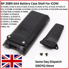 ICOM BP-208N 6 x AA Battery Case Box Replacement For Icom Radios