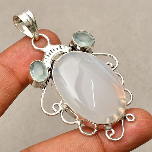 Milky opal gemstone - , handmade