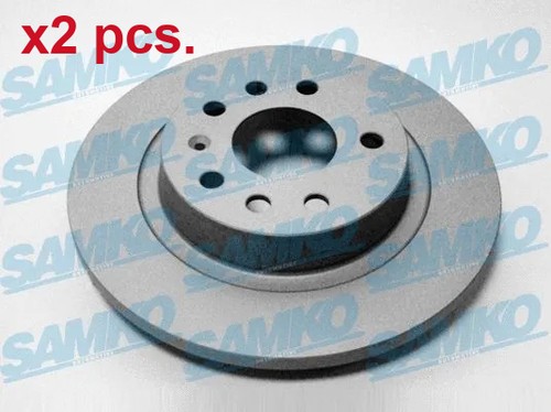 Pcs rear brake disc - x2, rotos