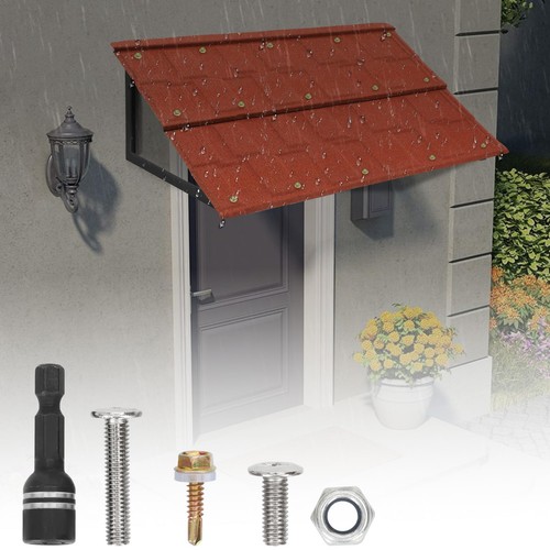 Fixed metal awnings 52in - metal, x