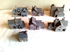 COLLECTION OF ASSORTED METCALFE STONE HOUSES  N GAUGE