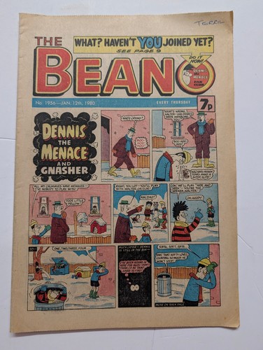 Beano comic 1956 january - beano, 1956,
