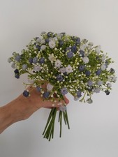 Artificial Gypsophila Bundle In Powder Blue X12 Stems Home Decor (Dunelm)