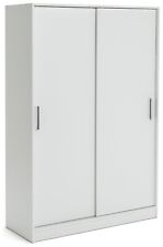 Nova 2 Door Sliding Wardrobe - White ( B Grade )